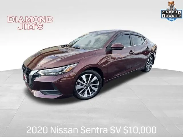 Red 2020 Nissan Sentra SV for sale in Milwaukee, WI