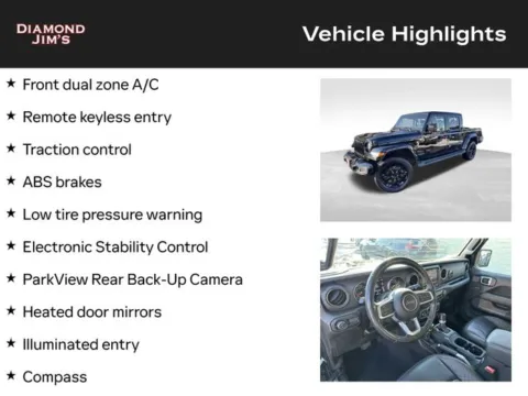 More photos of 2021 Jeep Gladiator Overland at Diamond Jim's Motor Cars, WI