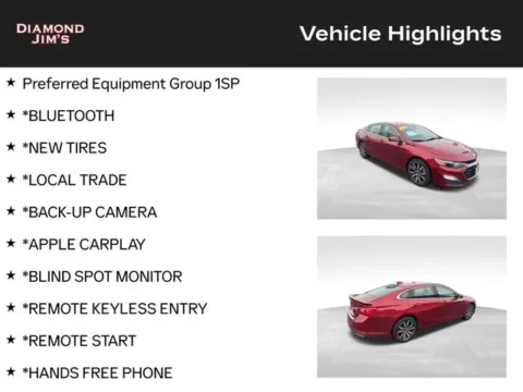 More photos of 2021 Chevrolet Malibu RS at Diamond Jim's Motor Cars, WI