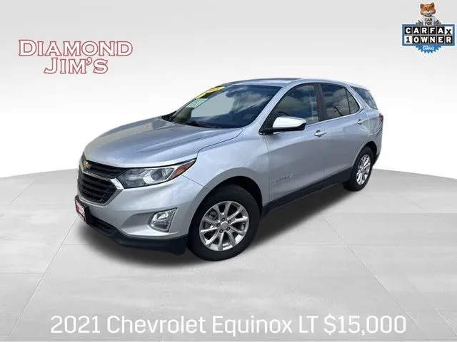 Silver 2021 Chevrolet Equinox LT for sale in Milwaukee, WI