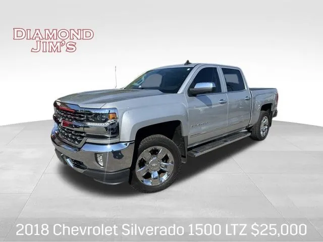 Silver 2018 Chevrolet Silverado 1500 LTZ for sale in Milwaukee, WI