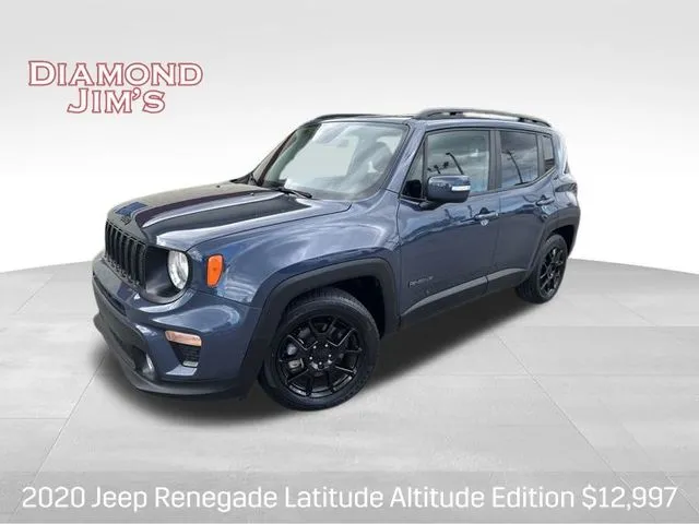 Blue 2020 Jeep Renegade Altitude for sale in Milwaukee, WI