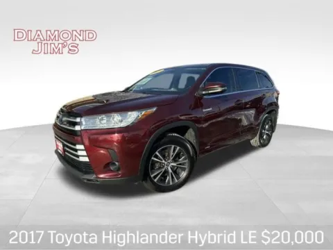 Red 2017 Toyota Highlander Hybrid LE for sale in Milwaukee, WI