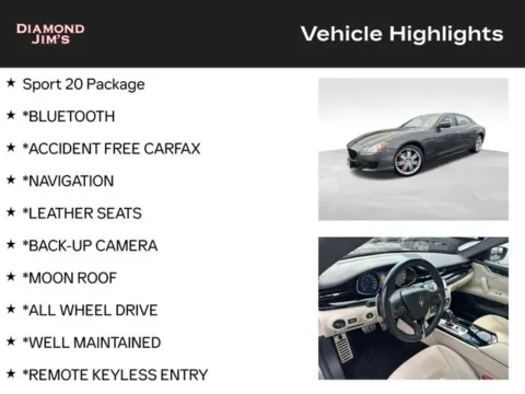 More photos of 2015 Maserati Quattroporte S Q4 at Diamond Jim's Motor Cars, WI