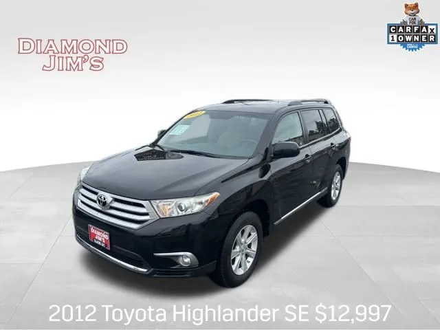 Black 2012 Toyota Highlander SE for sale in Milwaukee, WI