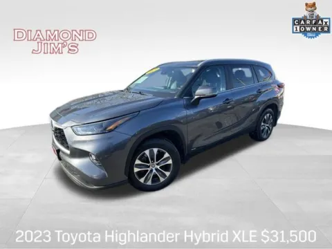 Gray 2023 Toyota Highlander Hybrid XLE for sale in Milwaukee, WI