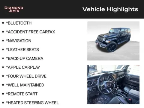 More photos of 2021 Jeep Wrangler Unlimited Sahara 4xe at Diamond Jim's Motor Cars, WI