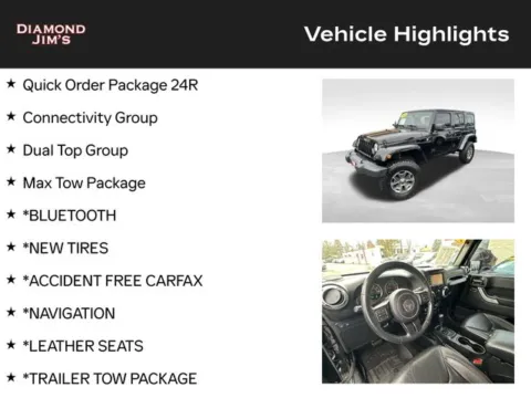 More photos of 2015 Jeep Wrangler Unlimited Rubicon at Diamond Jim's Motor Cars, WI