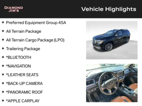 More photos of 2017 GMC Acadia SLT-1 at Diamond Jim's Motor Cars, WI