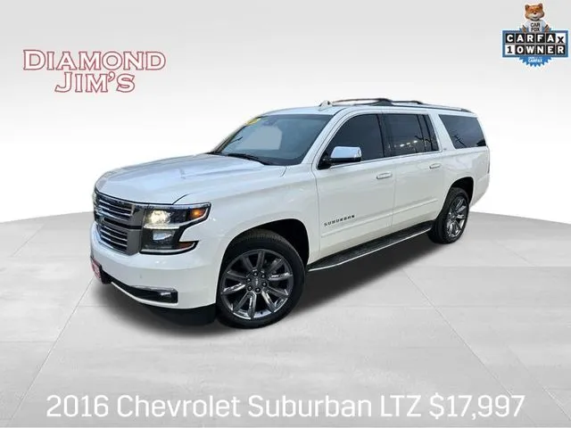 White 2016 Chevrolet Suburban LTZ for sale in Milwaukee, WI