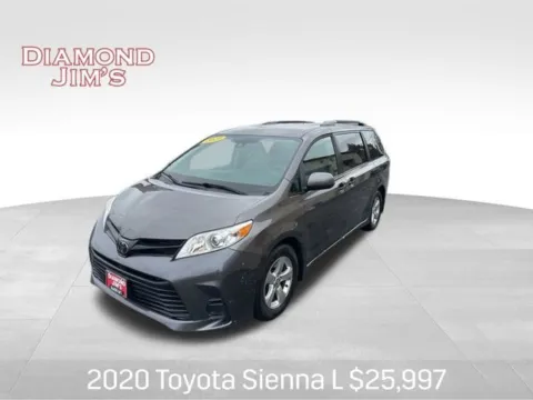 Gray 2020 Toyota Sienna L for sale in Milwaukee, WI