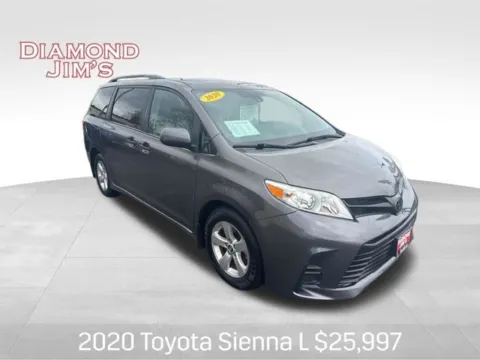 Gray 2020 Toyota Sienna L for sale in Milwaukee, WI