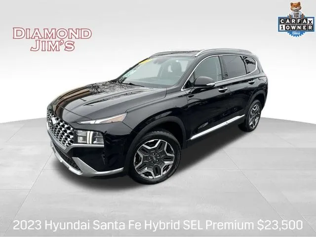 Black 2023 Hyundai Santa Fe Hybrid SEL Premium for sale in Milwaukee, WI