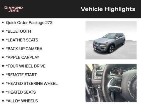 More photos of 2018 Jeep Compass Limited at Diamond Jim's Motor Cars, WI