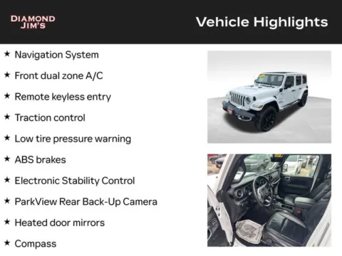 More photos of 2022 Jeep Wrangler Unlimited Sahara 4xe at Diamond Jim's Motor Cars, WI