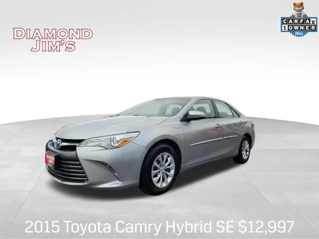 Black 2015 Toyota Camry Hybrid SE for sale in Milwaukee, WI