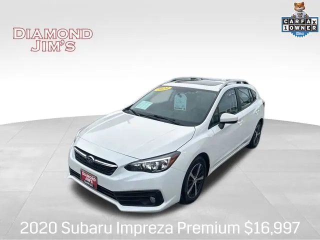 White 2020 Subaru Impreza Premium for sale in Milwaukee, WI