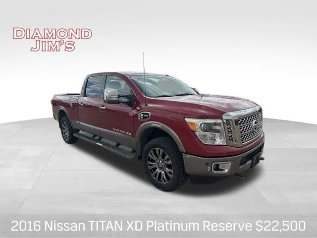 2016 Nissan Titan XD Platinum Reserve Diesel Crew Cab 4x4 SWB's photo
