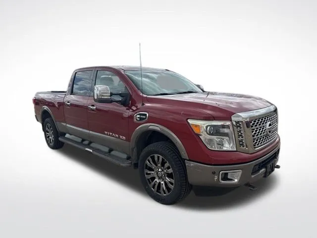 Red 2016 Nissan Titan XD Platinum Reserve for sale in Milwaukee, WI