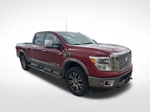 Red 2016 Nissan Titan XD Platinum Reserve for sale in Milwaukee, WI
