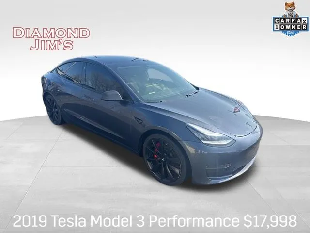 Blue 2019 Tesla Model 3 Performance for sale in Milwaukee, WI