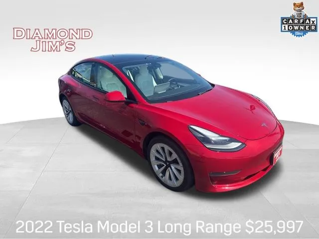 Red 2022 Tesla Model 3 Long Range for sale in Milwaukee, WI