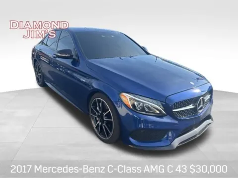 Blue 2017 Mercedes-Benz C-Class C 43 AMG for sale in Milwaukee, WI