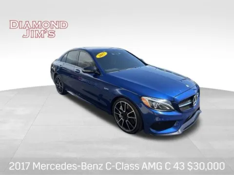 Blue 2017 Mercedes-Benz C-Class C 43 AMG for sale in Milwaukee, WI