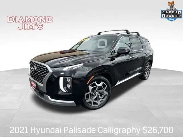Black 2021 Hyundai Palisade Calligraphy for sale in Milwaukee, WI