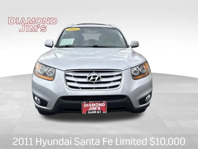 Silver 2011 Hyundai Santa Fe Limited for sale in Milwaukee, WI