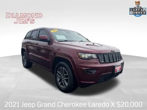 Red 2021 Jeep Grand Cherokee Laredo X for sale in Milwaukee, WI
