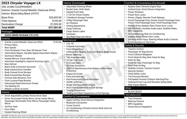 Chrysler Voyager photo 37