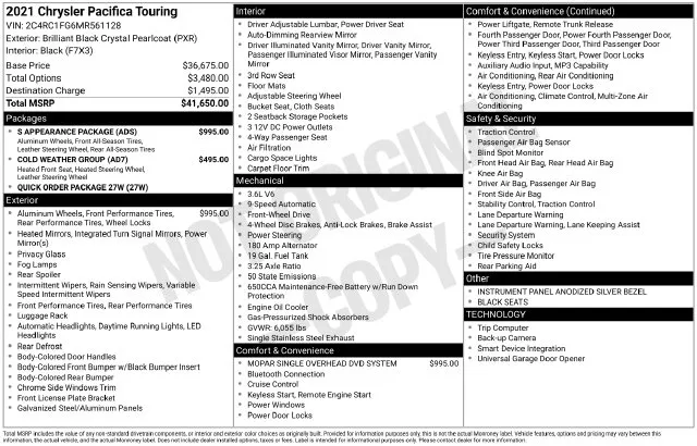 Chrysler Pacifica photo 34
