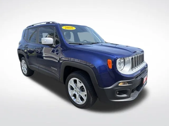 Blue 2018 Jeep Renegade Limited for sale in Milwaukee, WI