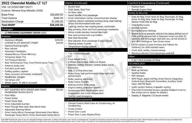 Chevrolet Malibu photo 28