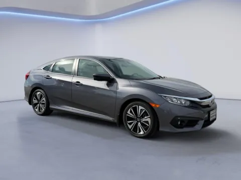 Silver 2017 Honda Civic Sedan EX-L for sale in Alcoa, TN