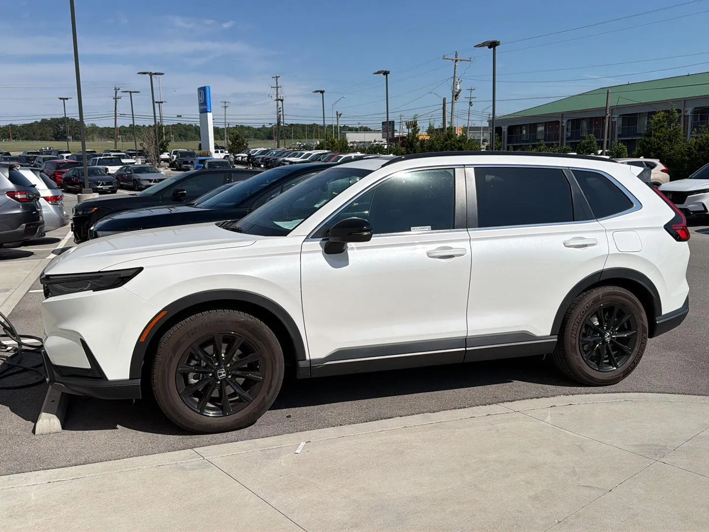 White 2025 Honda CR-V Hybrid Sport-L for sale in Alcoa, TN