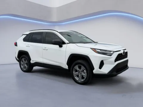 White 2025 Toyota RAV4 Hybrid LE for sale in Alcoa, TN