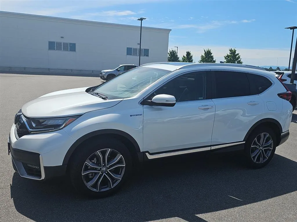 White 2021 Honda CR-V Hybrid Touring for sale in Alcoa, TN