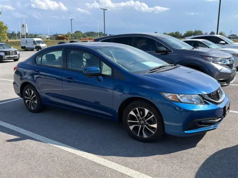 Blue 2014 Honda Civic Sedan EX for sale in Alcoa, TN