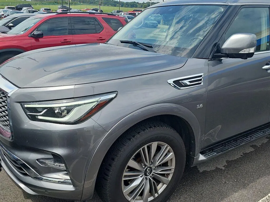 Gray 2018 INFINITI QX80 for sale in Alcoa, TN