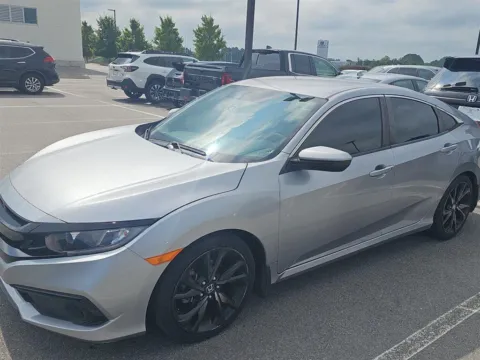 Silver 2019 Honda Civic Sport for sale in Alcoa, TN