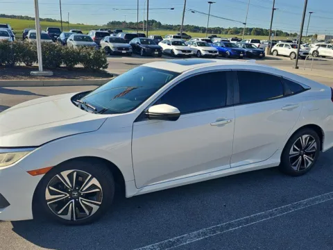 White 2018 Honda Civic Sedan EX-T for sale in Alcoa, TN