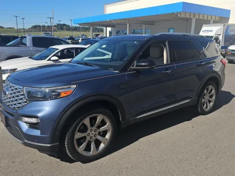 Blue 2020 FORD Explorer Platinum for sale in Alcoa, TN