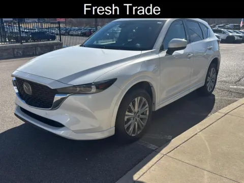 White 2023 Mazda CX-5 2.5 Turbo Signature for sale in Knoxville, TN