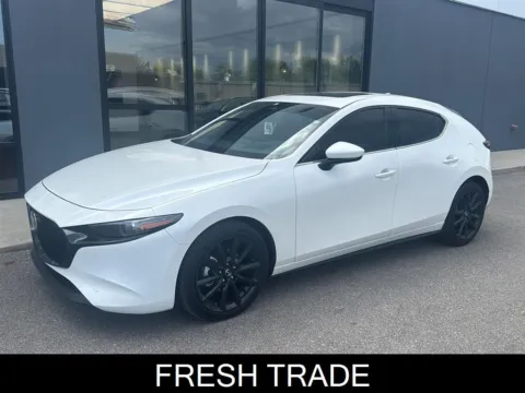 White 2024 Mazda Mazda3 Hatchback 2.5 S Premium for sale in Knoxville, TN