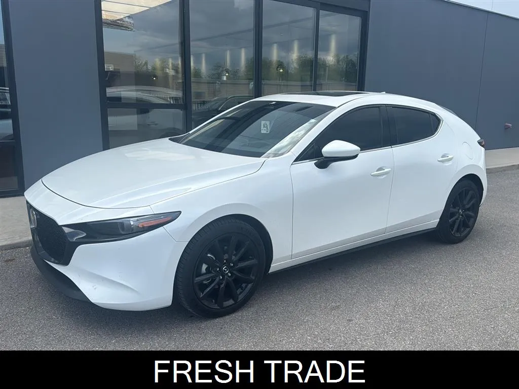 White 2024 Mazda Mazda3 Hatchback 2.5 S Premium for sale in Knoxville, TN