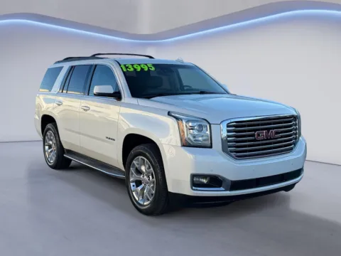 White 2015 GMC Yukon SLT for sale in Alcoa, TN
