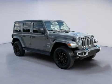 Gray 2022 Jeep Wrangler 4xe Unlimited Sahara for sale in Alcoa, TN