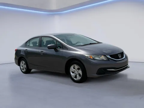 Gray 2015 Honda Civic Sedan LX for sale in Alcoa, TN